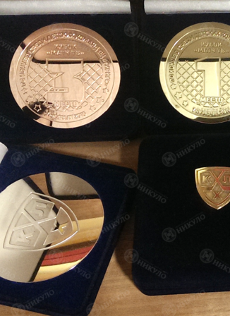 Представительские наградные медали КХЛ «Матч ТВ» – изготовление на заказ