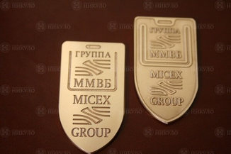 Авторские шильды ММВБ - Вариант исполнения № 1 – изготовление на заказ