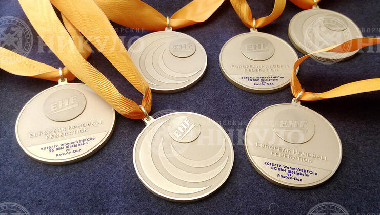 Спортивные медали европейского Кубка по гандболу